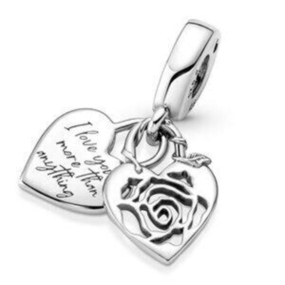 Pandora Silver Heart Charm - Picture 2 of 5